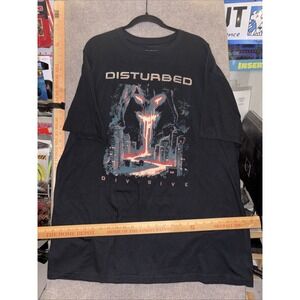 Disturbed Divisive T Shirt Size 2XL Black 2023 Tour Concert Album Official Merch